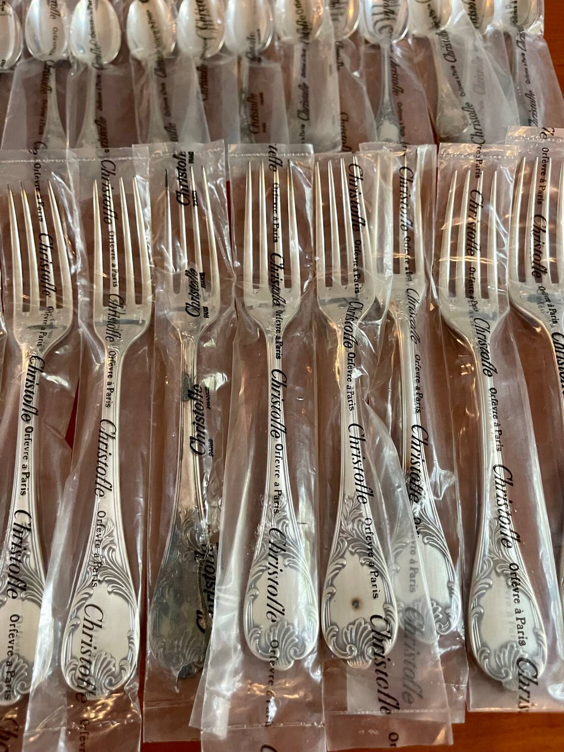 Christofle Marly new cutlery 37 pieces in sealed blister
