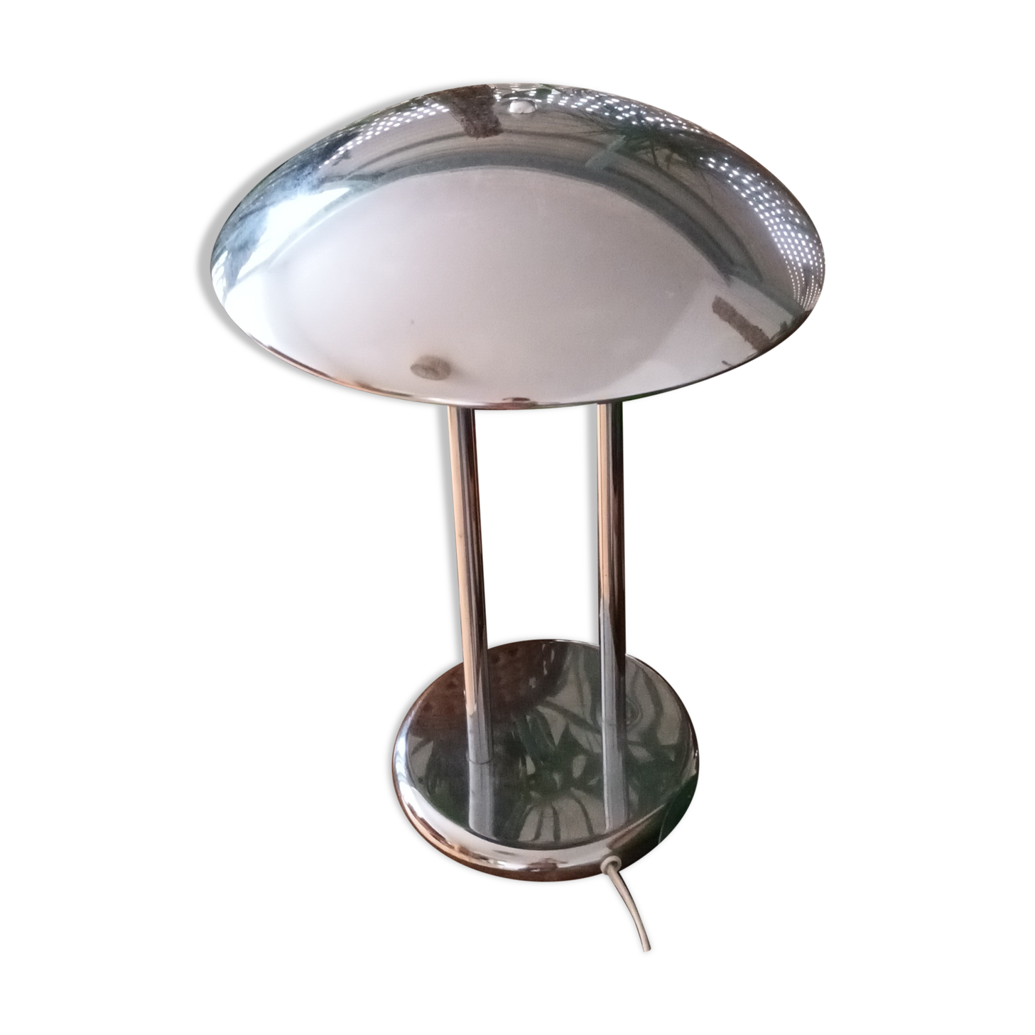 Vintage liner mushroom lamp