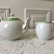 Duo of a teapot and a milk jar 60s