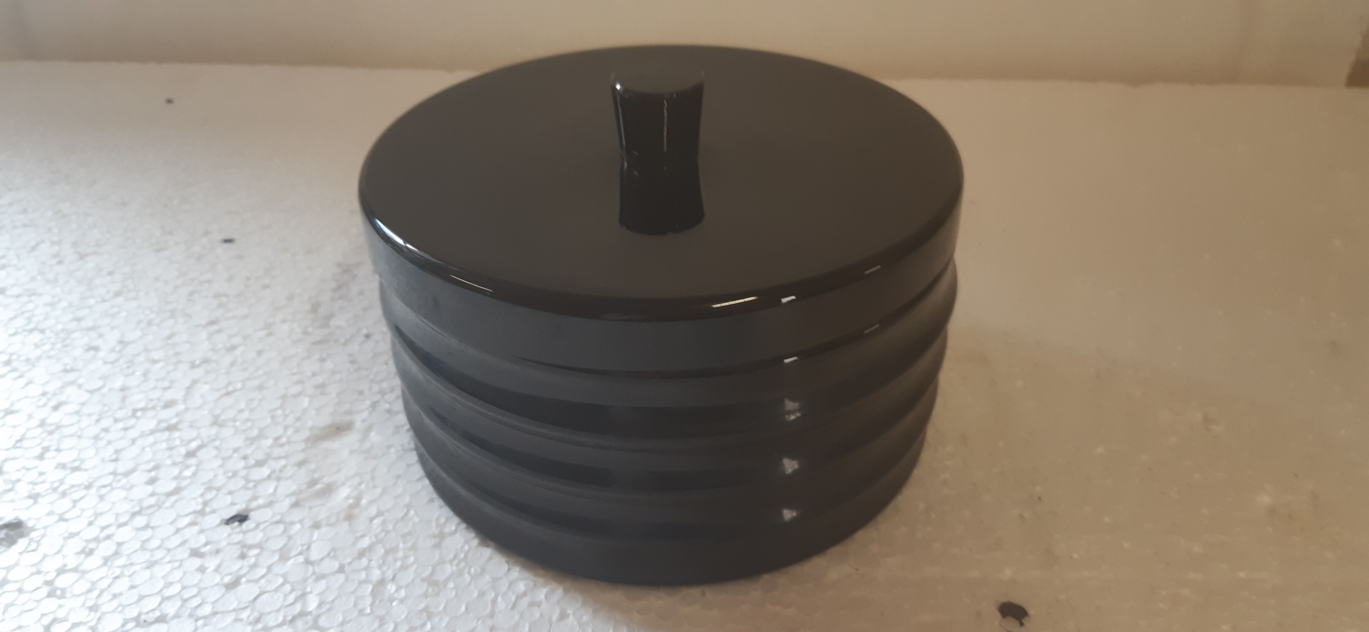 Baccarat black crystal candy