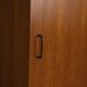 Vintage 1960s wooden wardrobe designed by ZAM Milano Italy