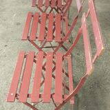 4 chaises pliantes de square
