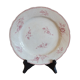 Assiette plate Lunéville KG du service Saxe rose en Terre de Fer
