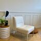 "Samurai" style armchair by Joseph André Motte, 1970 - boucle fabric