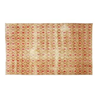 Anatolian handmade vintage rug 255 cm x 158 cm
