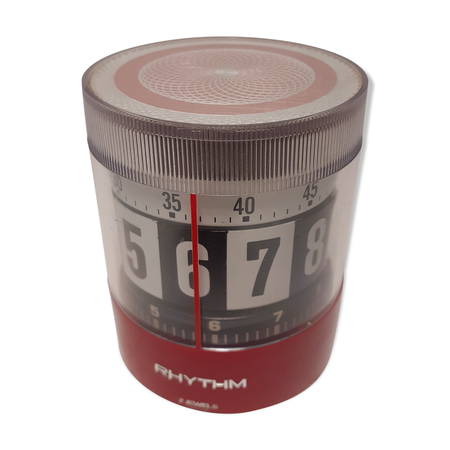 Vintage alarm clock Rhythm 1970