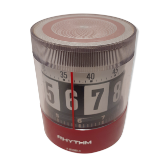 Vintage alarm clock Rhythm 1970