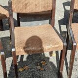 Six wooden Self chairs