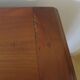 Rustic buffet Louis XV-Regency-jointed-massive wood-snail feet