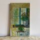 Oil on canvas still life bouquet of flowers by Serge Doceul 1986