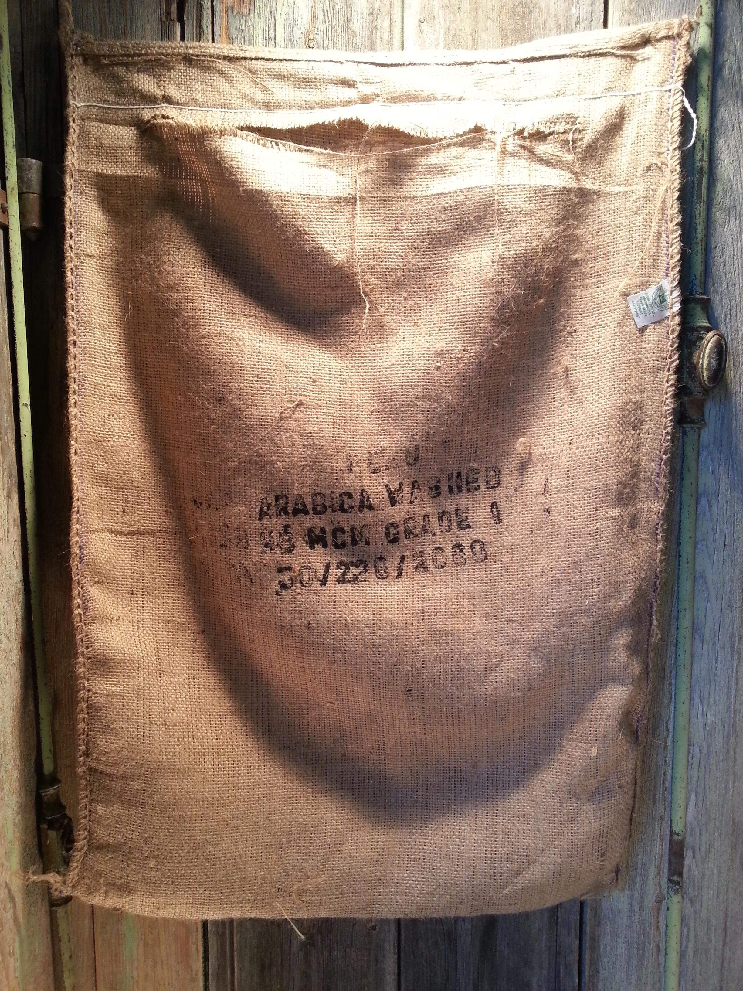 Lot de 3 Sacs à café en toile de jute