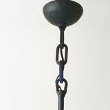 1970 vintage brutalist hanging lamp