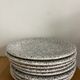 Set of 8 Italian speckled ceramic dessert plates