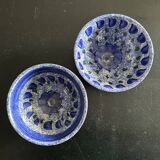 Pair of bowls signed Kerly Quimper