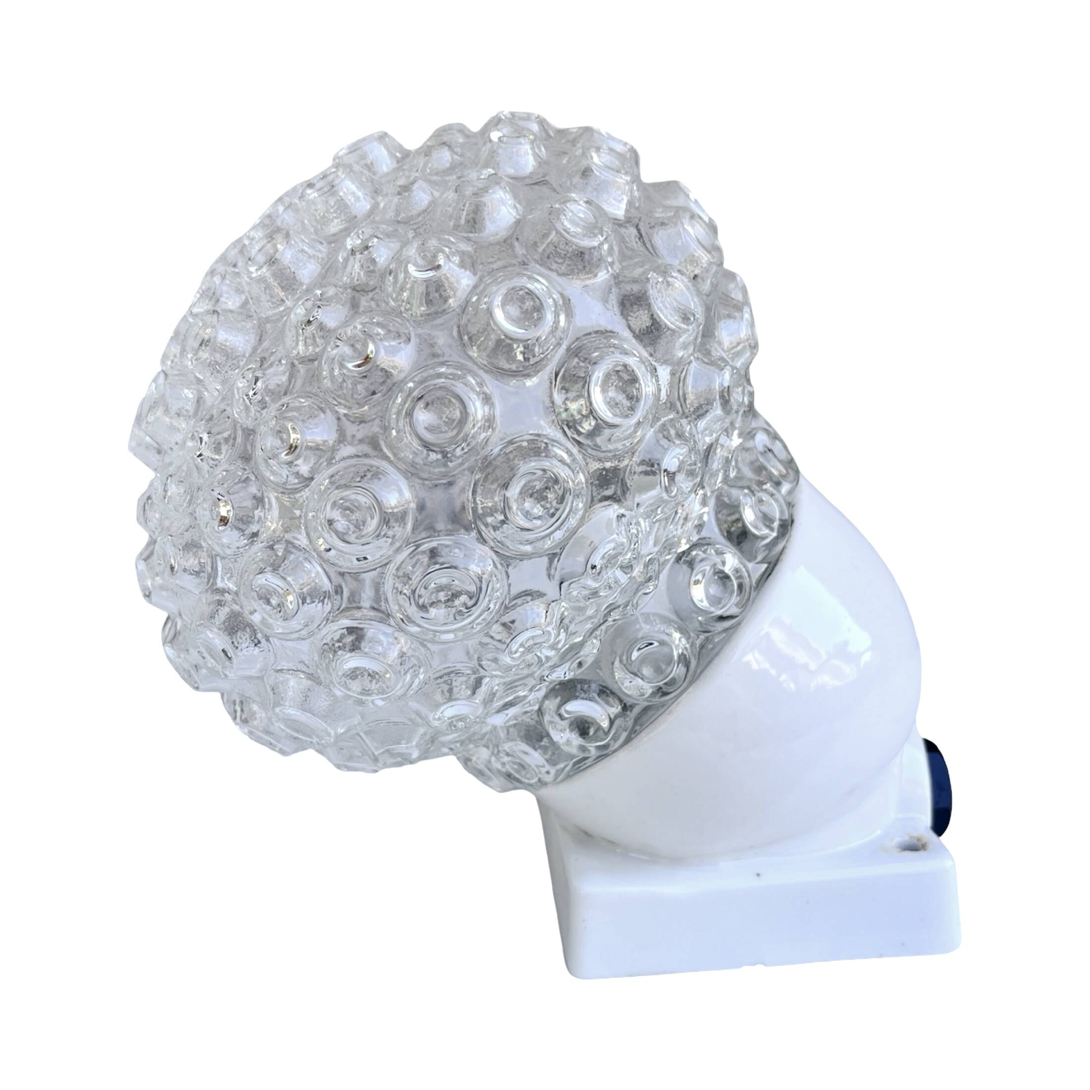 Industrial wall lamp, Elektrosvit Nové Zámky, Czechoslovakia, 1960s