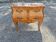 Louis XV style jump commode with marquetry and marble decoration.