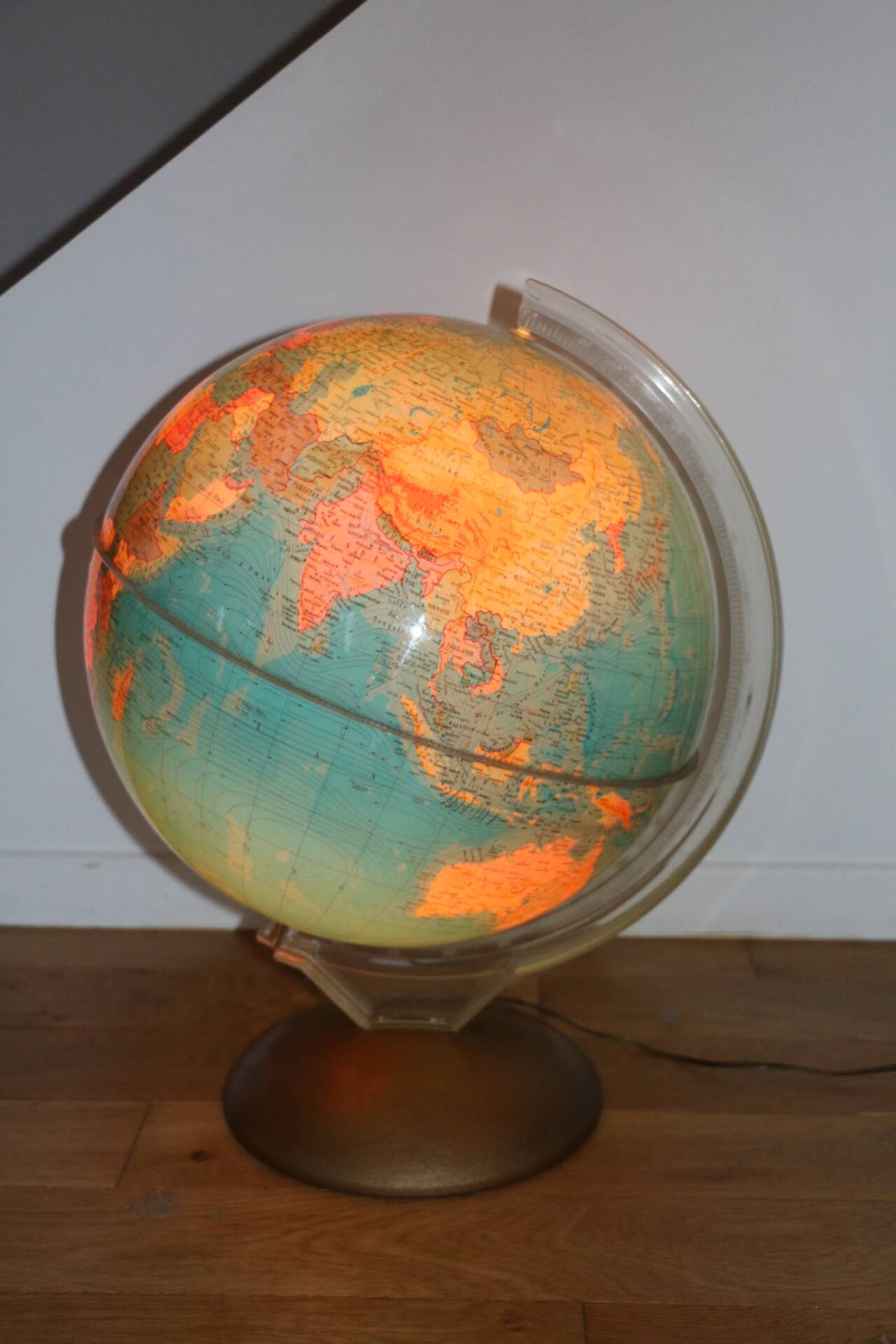 XXL Illuminated Globe Earth 1964