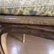 Antique Louis XV bench in solid walnut and caning
