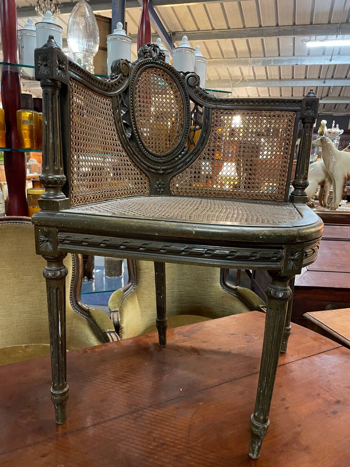 Louis XVI corner chair