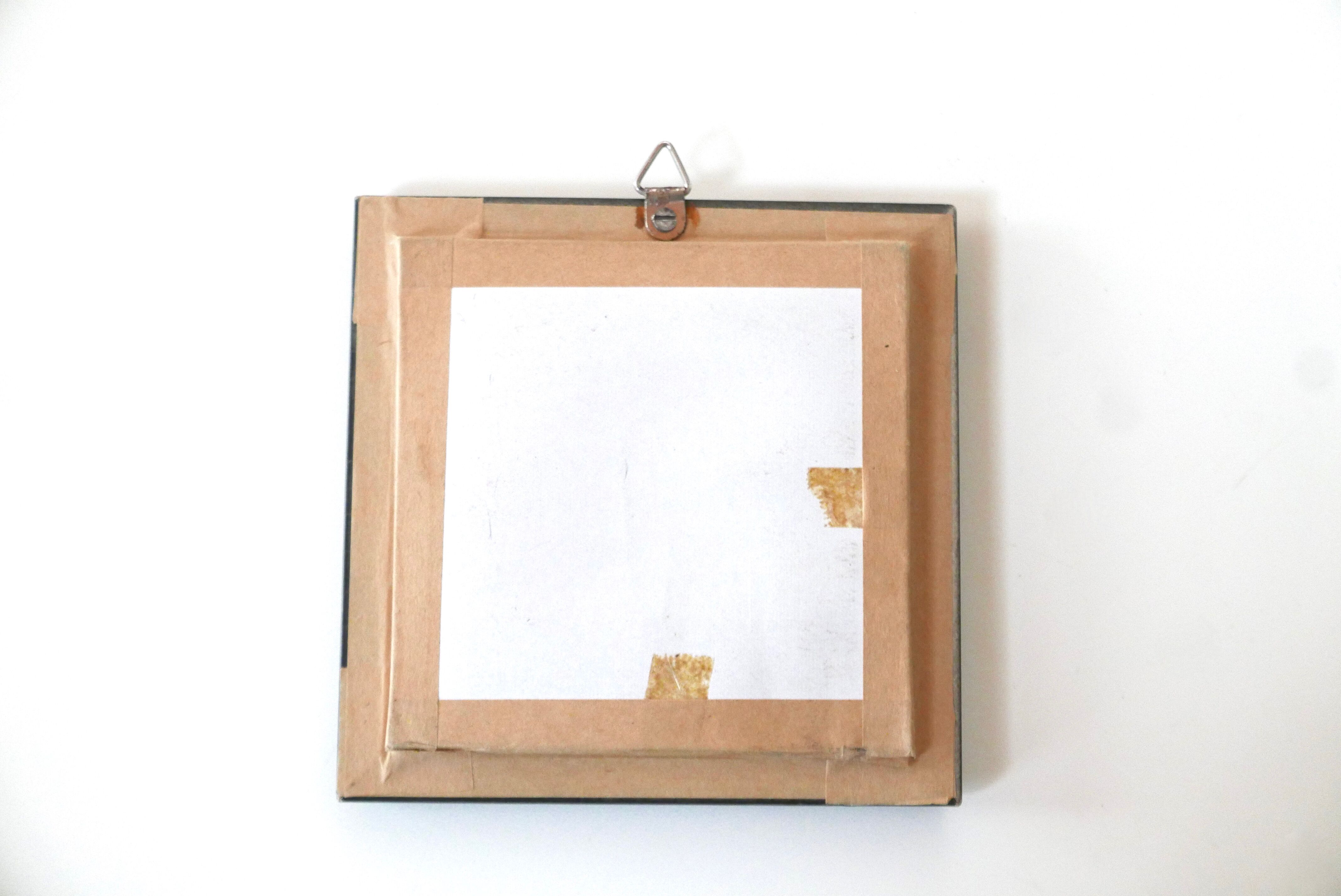 Showcase frame, naturalized butterfly "The blue tiser", 60s
