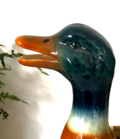 Ceramic duck pitcher
