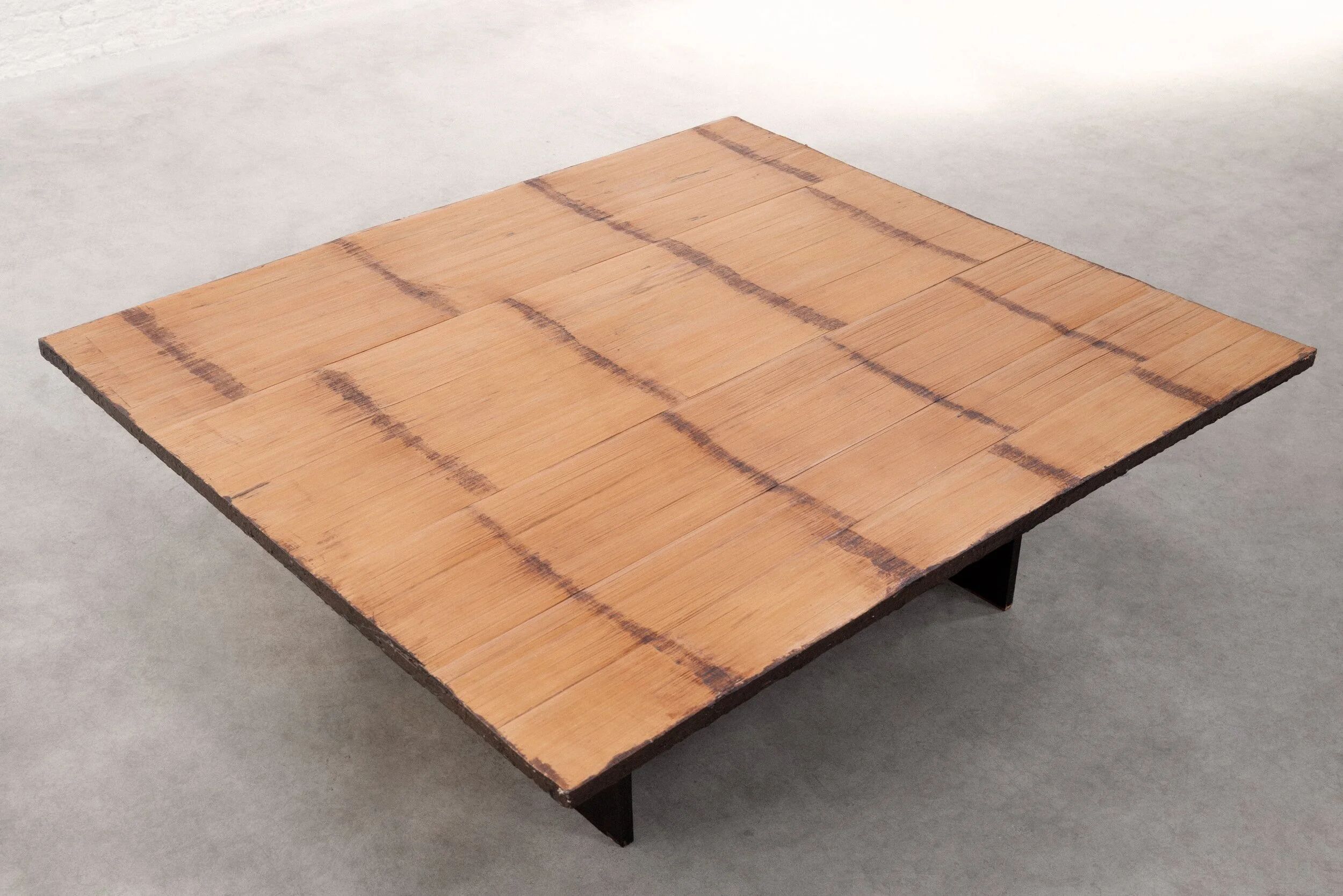 Bamboo coffee table by Axel Vervoordt, Belgium, 1980s