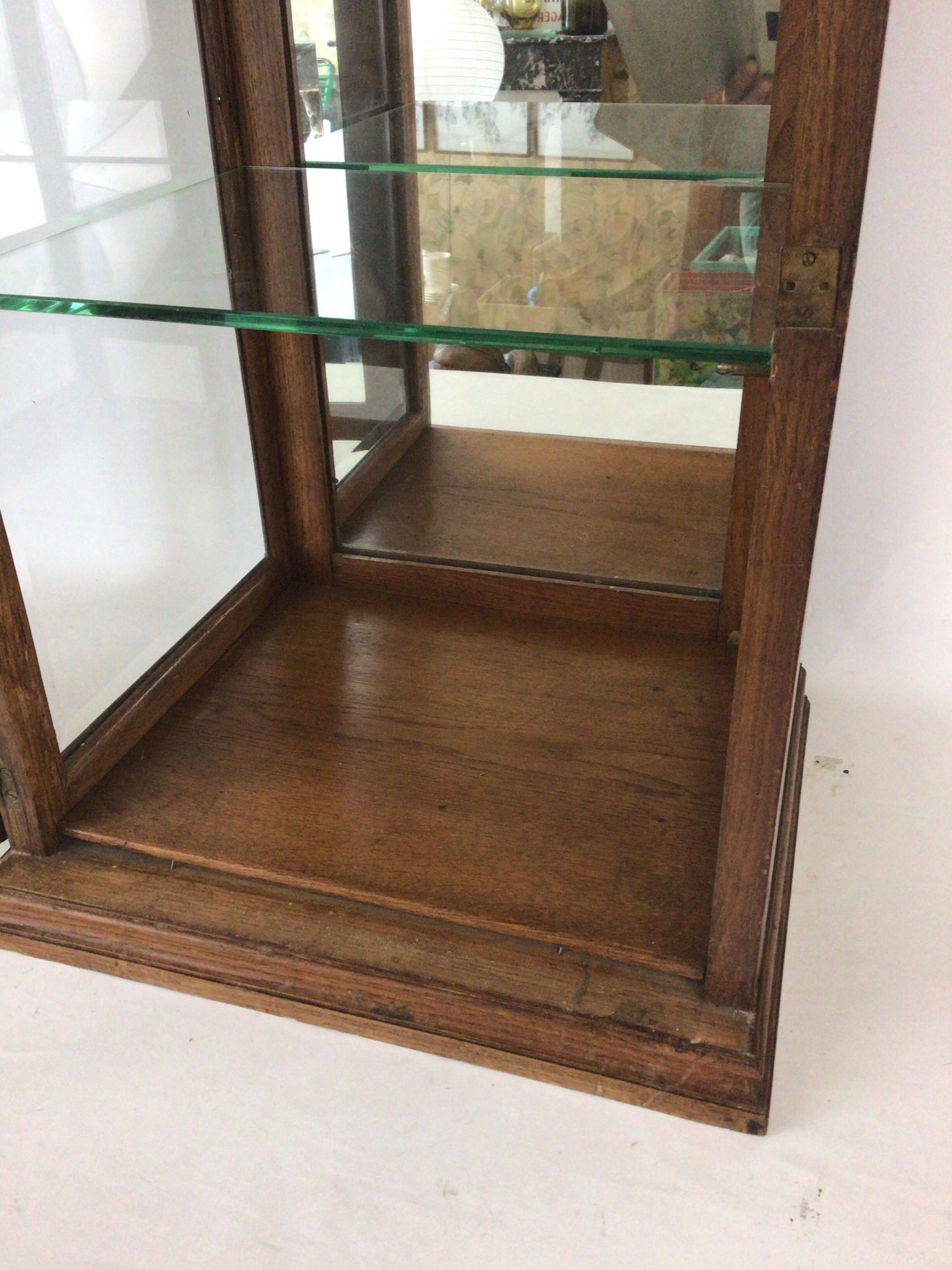 Vitrine à poser en chêne