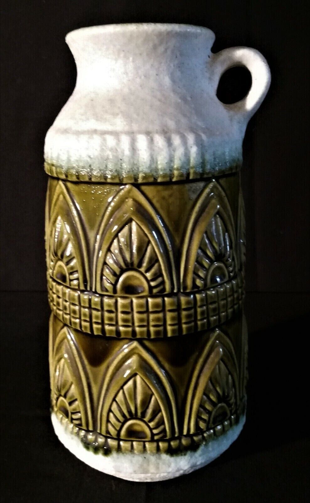Vintage ceramic vase 60s Germany