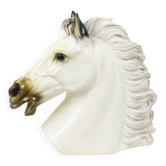 Large Classical Bust Parthenon Horse Greek Style Plaster 39cm