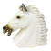 Large Classical Bust Parthenon Horse Greek Style Plaster 39cm