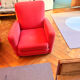 Fabric armchair