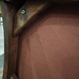 Ancien tabouret velours