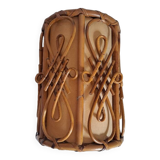 Vintage bamboo wall light