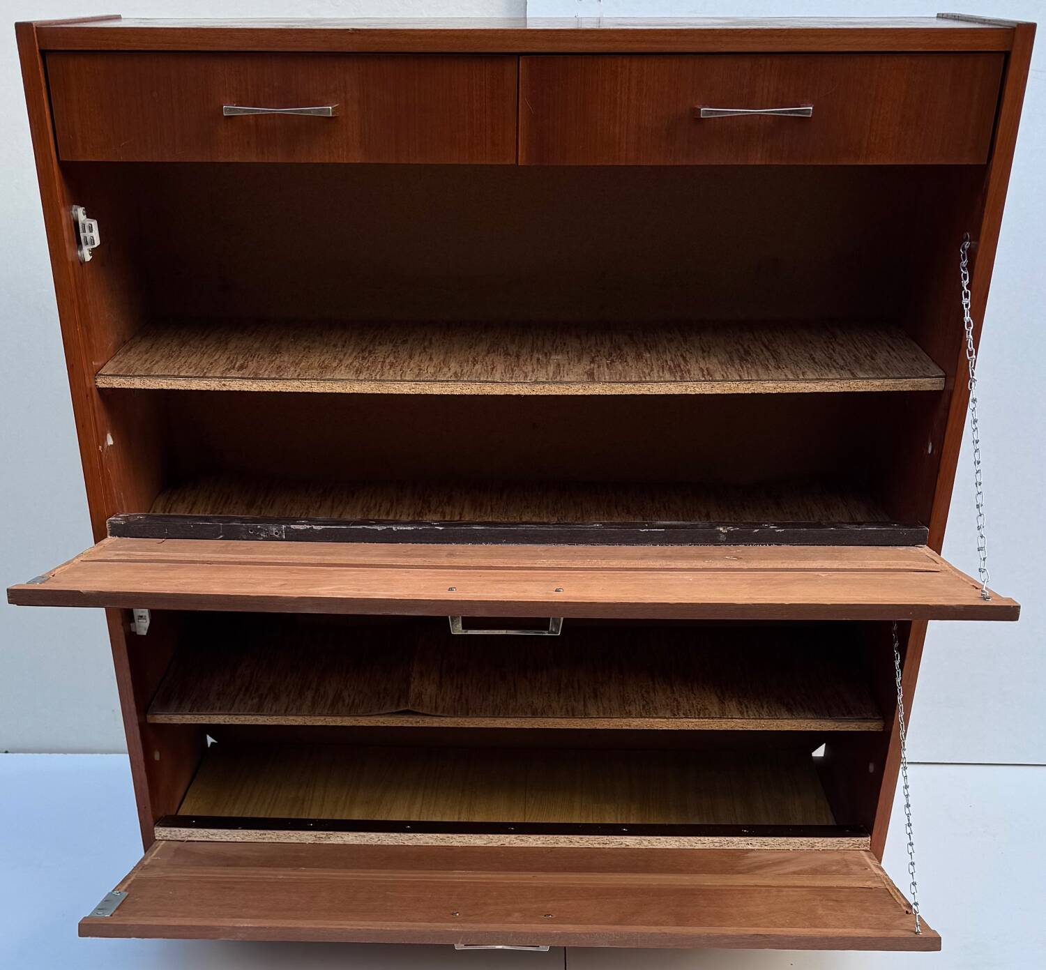 Vintage shoe cabinet