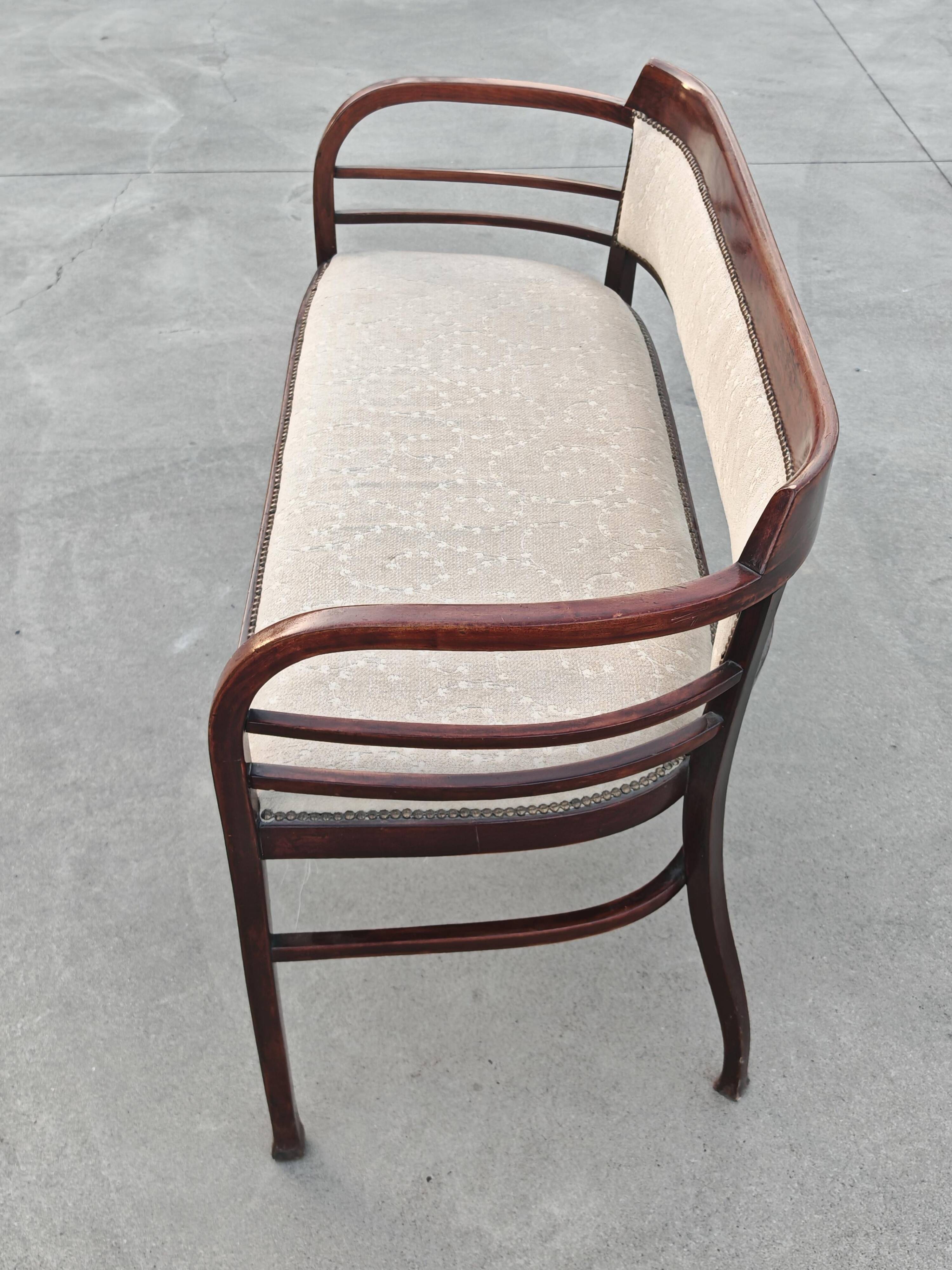Canapé Vienna Secession No. 6214 by Otto Wagner for Thonet, 1904