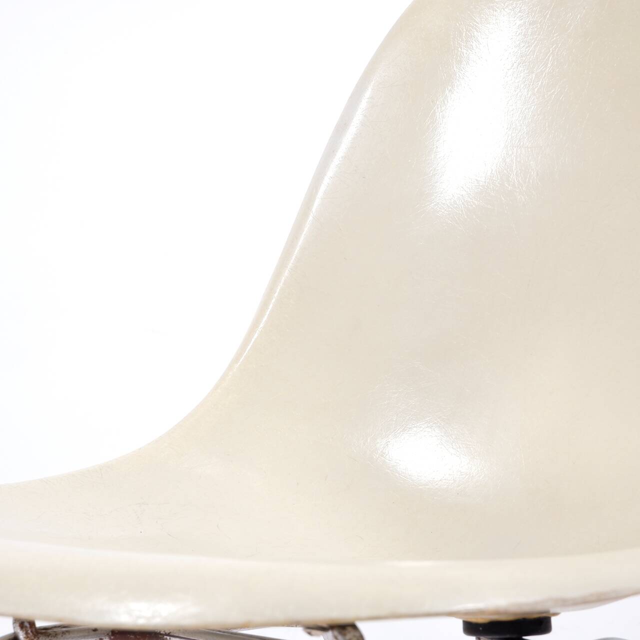 Ensemble de 4 chaises Eames en fibre de verre avec base en H pour Fehlbaum par Herman Miller