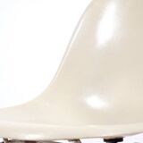 Set of 4 fiberglass Eames Chairs with H-Base for Fehlbaum by Herman Miller