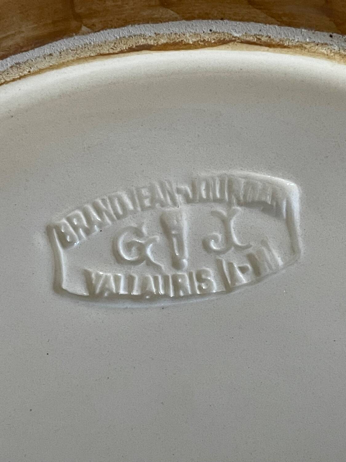 Set of 6 vintage Vallauris plates