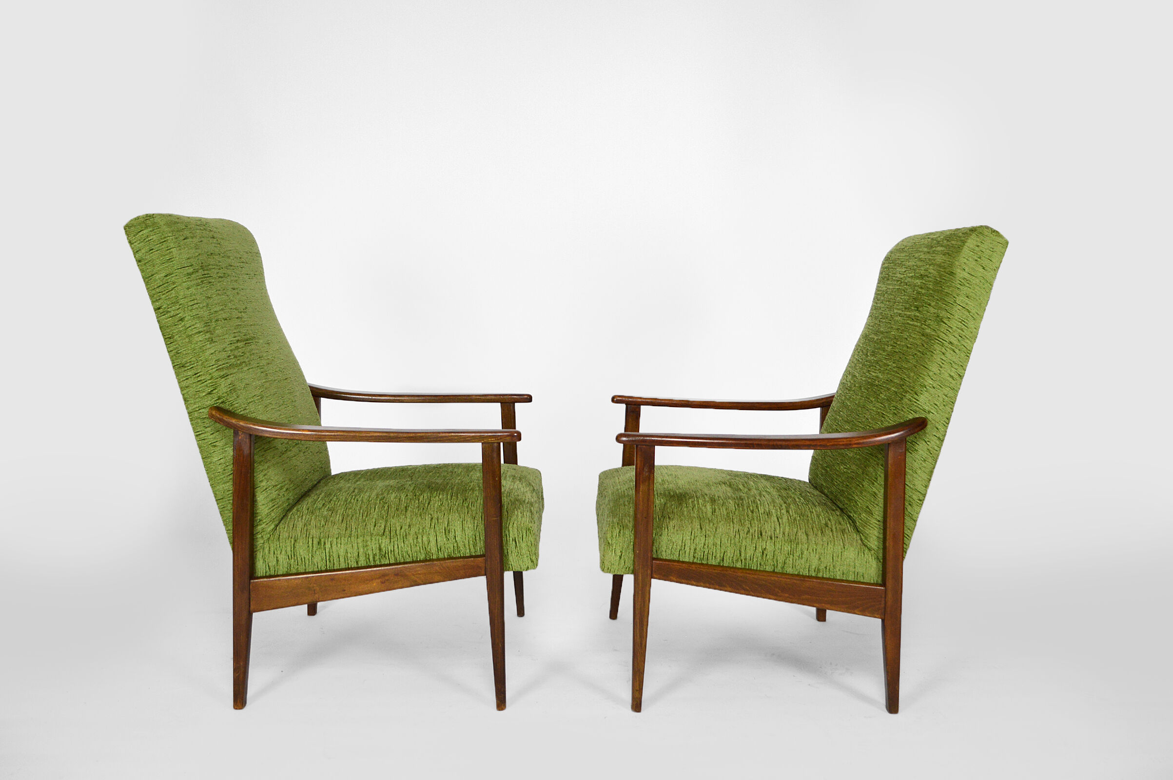 Paire de fauteuils scandinaves, mid-century