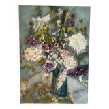 Romantic bouquet signed