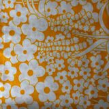 Set of two seventies Descamps Tergal bolster cases