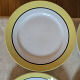 Six vintage dinner plates