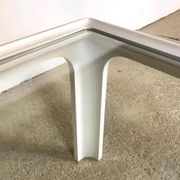 Coffee table with glass top by Peter Ghyczy for Horn Collection, 1960s