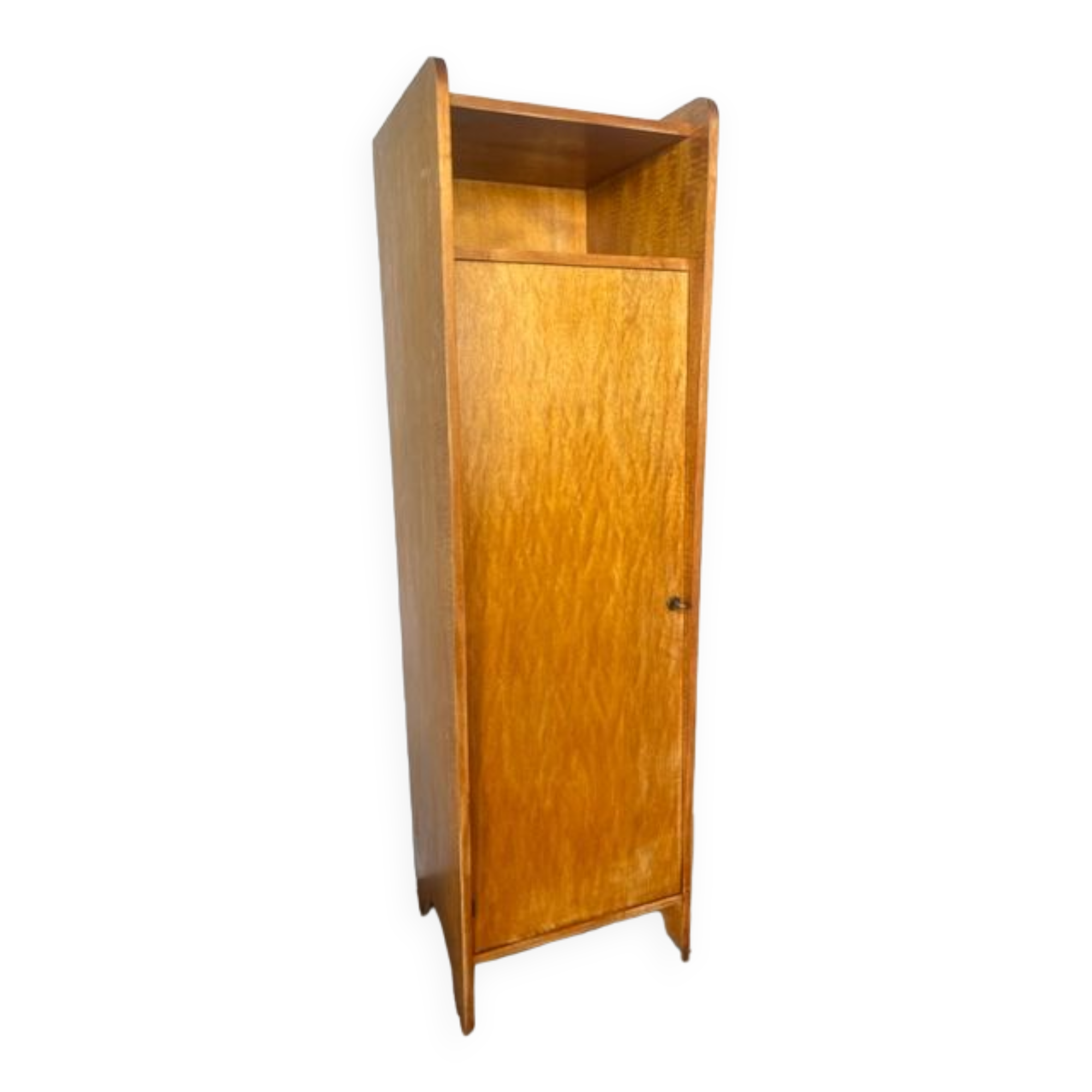 Wooden cloakroom cabinet
