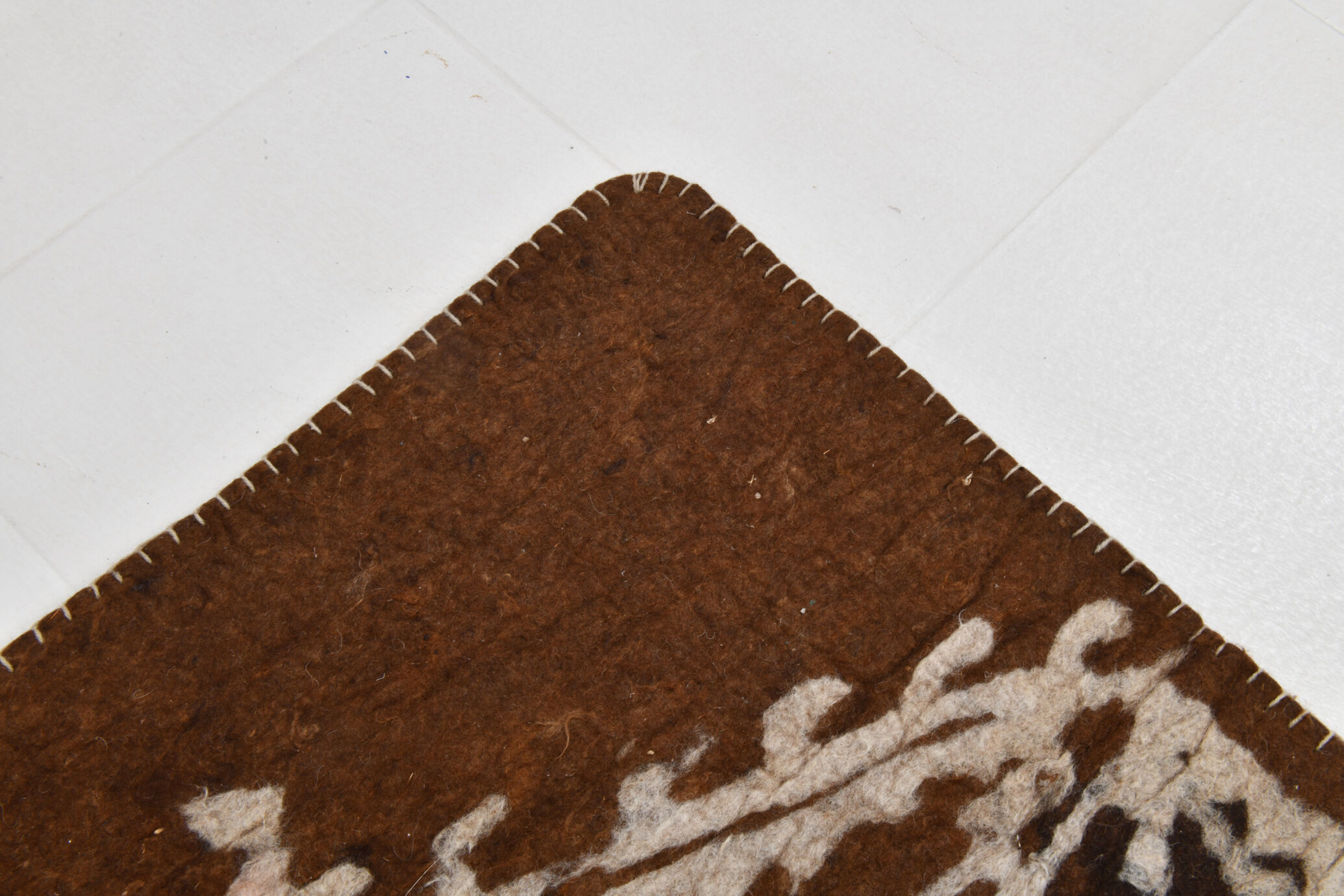 3x13 unique anatolian vintage runner rug,101x398cm