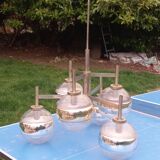 Space age design chandelier from the 70s