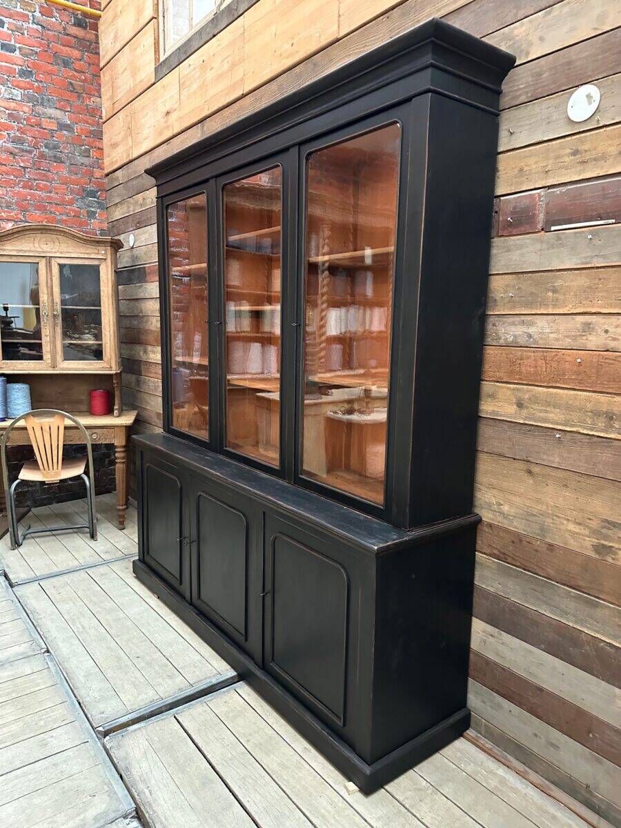 Large patinated library