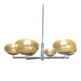 Sciolari chandelier with 6 branches in chrome.