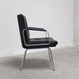Executive leather armchair by Egon Eiermann for Wilde + Spieth, 1960s