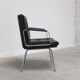 Executive leather armchair by Egon Eiermann for Wilde + Spieth, 1960s